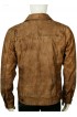 Luke Grimes Yellowstone Leather Brown Jacket